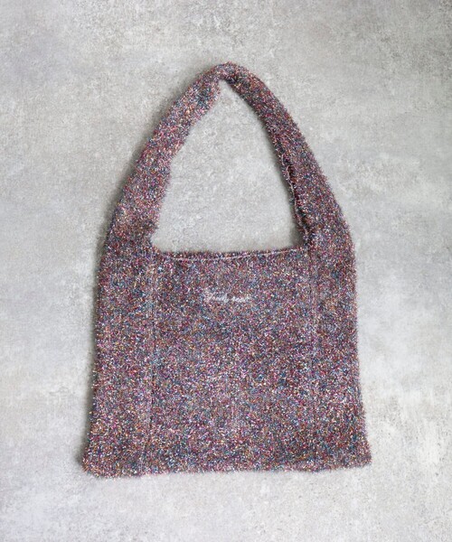 fredy emue（フレディエミュ）の「ラメモールニットトートバッグ（トートバッグ・レディース・マルチ/ブラック/シルバー・FREE）」の10枚目の写真