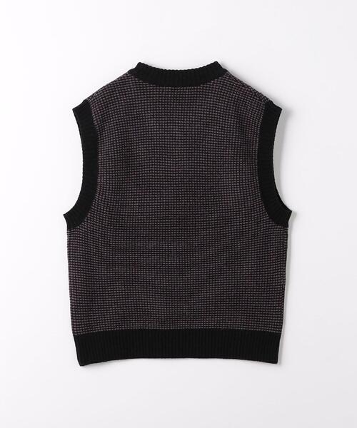 green label relaxing（グリーンレーベルリラクシング）の「タック ミジンボーダー ベスト（ベスト・メンズ・ライトブルー/ブラック・S/XL/L/M）」の16枚目の写真