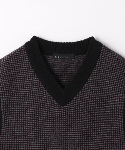 green label relaxing（グリーンレーベルリラクシング）の「タック ミジンボーダー ベスト（ベスト・メンズ・ライトブルー/ブラック・S/XL/L/M）」の15枚目の写真