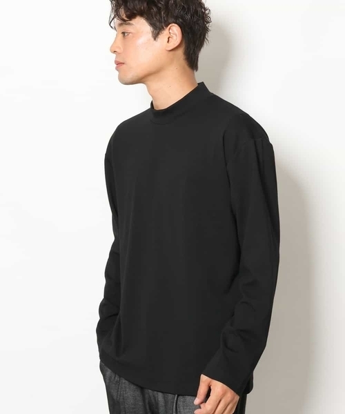 a.v.v（アーヴェヴェ）の「【ジャケイン】ポンチモックネックカットソー（Tシャツ/カットソー・メンズ・ホワイト/グレー/ブラック・50/44/48/46）」の3枚目の写真