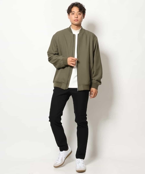 a.v.v（アーヴェヴェ）の「【ジャケイン】ポンチモックネックカットソー（Tシャツ/カットソー・メンズ・ホワイト/グレー/ブラック・50/44/48/46）」の7枚目の写真