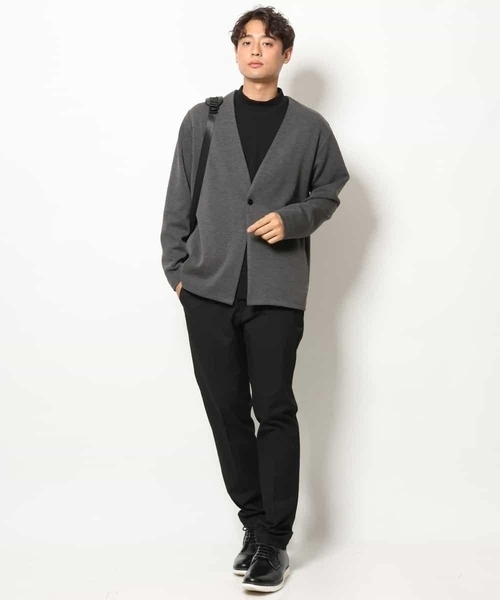 a.v.v（アーヴェヴェ）の「【ジャケイン】ポンチモックネックカットソー（Tシャツ/カットソー・メンズ・ホワイト/グレー/ブラック・50/44/48/46）」の21枚目の写真