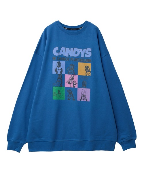Candy Stripper(キャンディストリッパー)の「CARROT PLAYGROUND SWEAT ワンピース(スウェット・レディース・ピンク/ブラック/オフホワイト/ブルー・2)」の3枚目の写真