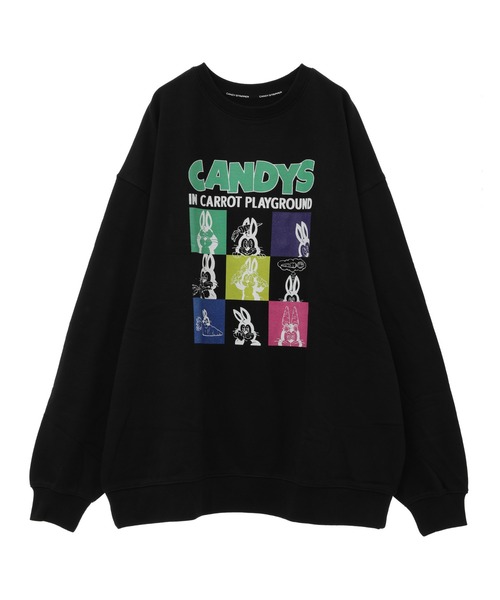 Candy Stripper(キャンディストリッパー)の「CARROT PLAYGROUND SWEAT ワンピース(スウェット・レディース・ピンク/ブラック/オフホワイト/ブルー・2)」の20枚目の写真