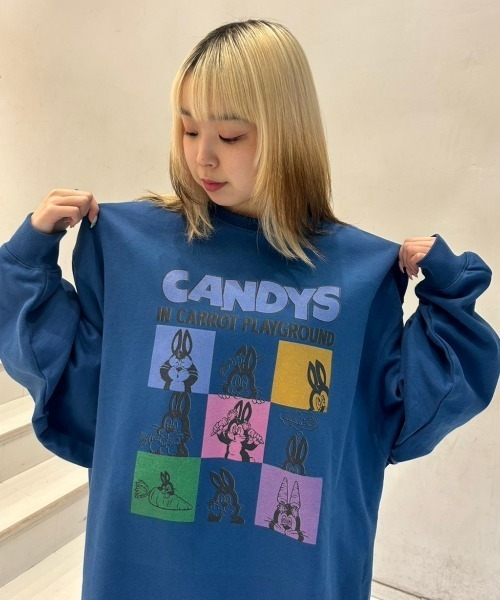 candy stripper CARROT PLAYGROUND SWEAT