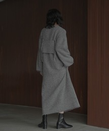 杢起毛糸　ビスチェセットワンピース