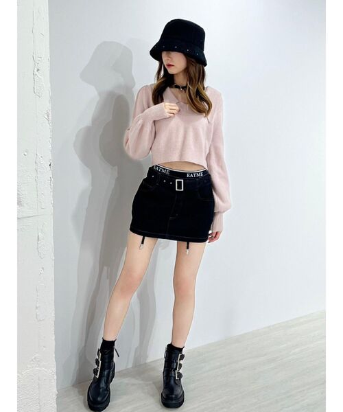 EATME（イートミー）の「スタッズボアバケットハット（ハット・レディース・ブラック・FREE）」の5枚目の写真