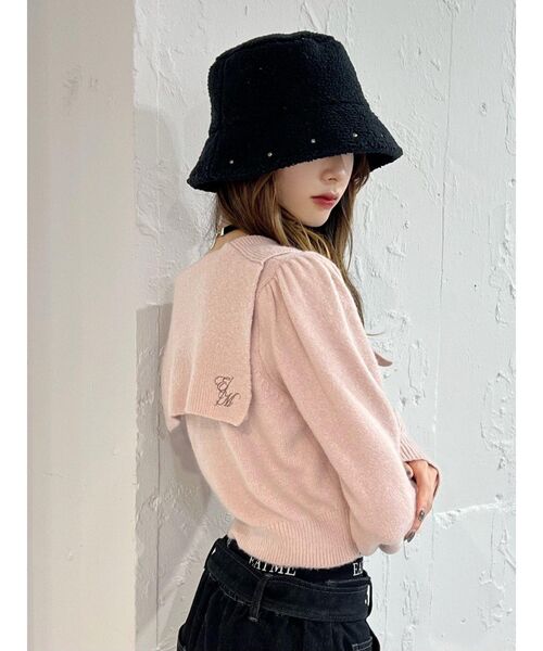 EATME（イートミー）の「スタッズボアバケットハット（ハット・レディース・ブラック・FREE）」の6枚目の写真