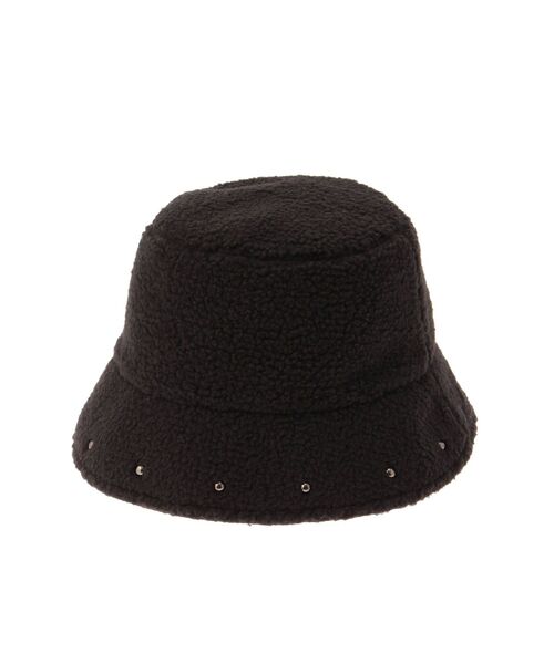 EATME（イートミー）の「スタッズボアバケットハット（ハット・レディース・ブラック・FREE）」の10枚目の写真