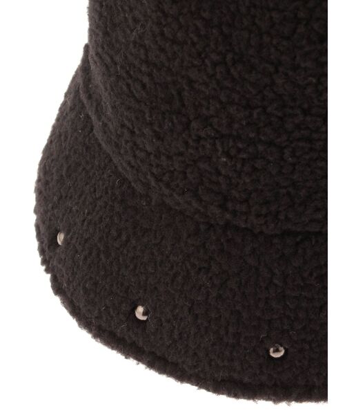 EATME（イートミー）の「スタッズボアバケットハット（ハット・レディース・ブラック・FREE）」の12枚目の写真