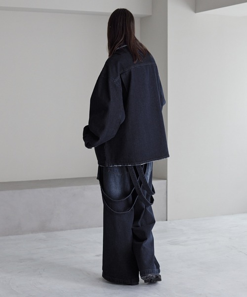 【cussil/クシル】【11.5oz】ルーズシルエットジップアップデニムブルゾン（デニムジャケット）｜cussil（クシル）