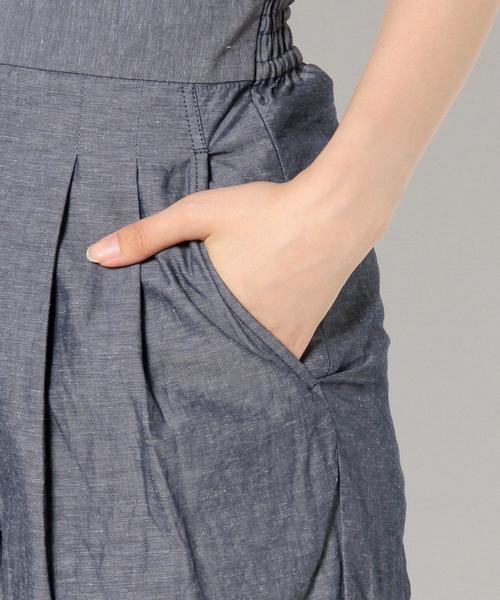 Another Edition(アナザーエディション)の「コットンリネンシャンブレーパンツ/AEFC C/Lシャンブレー PT◆(その他パンツ・レディース・コバルトブルー/ネイビー・フリー)」の8枚目の写真