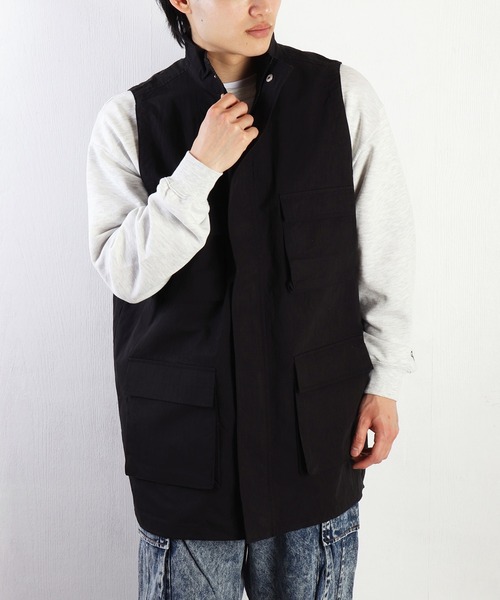 WESTSEA(ウエストシー)の「コットンナイロン スタンドカラーベスト(ベスト・メンズ・アイボリー/グレー/ブラック・M/L)」の18枚目の写真
