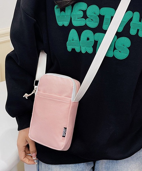 STYLEBLOCK(スタイルブロック)の「ミニショルダーバッグ(ショルダーバッグ・レディース・ベージュ/ピンク/イエロー/ブルー/パープル/ホワイト/レッド/ブラック・FREE)」の1枚目の写真