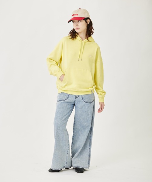 MILKFED.（ミルクフェド）の「TWILL LOGO CAP（キャップ・レディース・レッド/ライトブルー/オレンジ/ネイビー・ONE SIZE）」の9枚目の写真