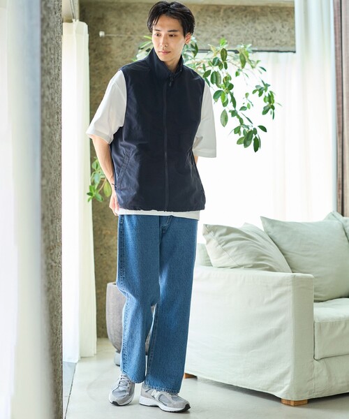 BEAMS HEART（ビームスハート）の「【ユニセックス】裏メッシュ ナイロン ベスト（撥水）（ベスト・メンズ・ブラック/ナチュラル/ネイビー/その他・L/M/S）」の10枚目の写真