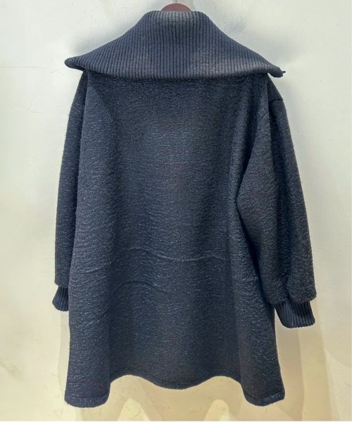 SpRay（スプレイ）の「ブークレミリタリーロングブルゾン（ミリタリージャケット・レディース・チャコールグレー/アイボリー/ブラック・FREE）」の10枚目の写真