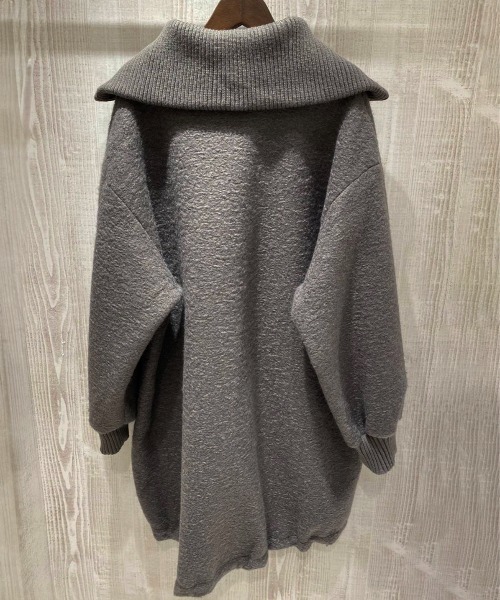 SpRay（スプレイ）の「ブークレミリタリーロングブルゾン（ミリタリージャケット・レディース・チャコールグレー/アイボリー/ブラック・FREE）」の11枚目の写真