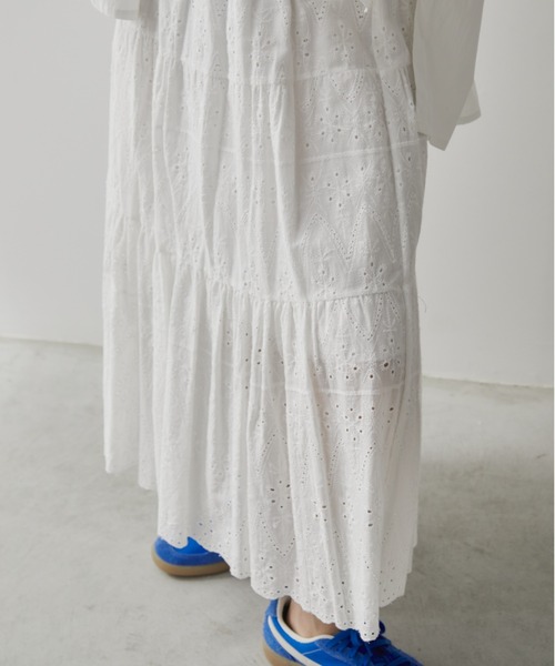 Libra Cue（リブラ キュー）の「コットンレーススカート（スカート・レディース・ブラック/ホワイト・FREE）」の22枚目の写真