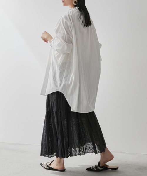 Libra Cue（リブラ キュー）の「コットンレーススカート（スカート・レディース・ブラック/ホワイト・FREE）」の20枚目の写真