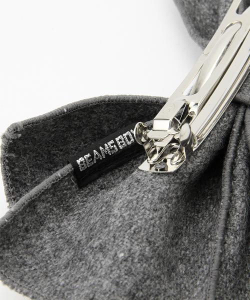 BEAMS BOY(ビームスボーイ)の「BEAMS BOY / フェルト リボン バレッタ(バレッタ/ヘアクリップ・レディース・グレー/ネイビー・ONE SIZE)」の8枚目の写真