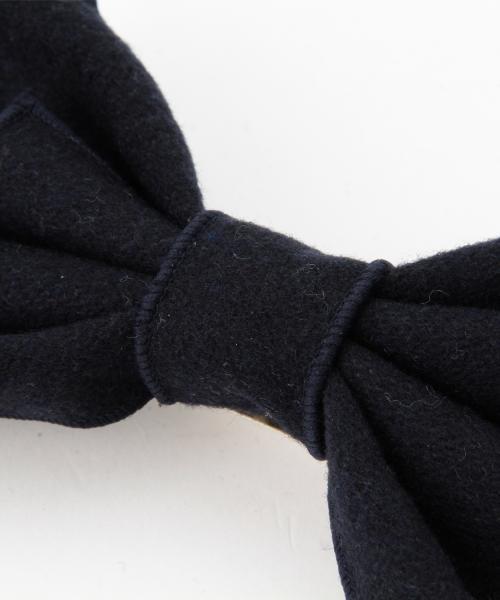 BEAMS BOY(ビームスボーイ)の「BEAMS BOY / フェルト リボン バレッタ(バレッタ/ヘアクリップ・レディース・グレー/ネイビー・ONE SIZE)」の11枚目の写真