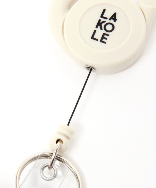 LAKOLE（ラコレ）の「リール付きカラビナキーホルダー / 991459（その他雑貨・レディース・グレー/カーキ/アイボリー/チャコール/ブラック・FREE）」の8枚目の写真