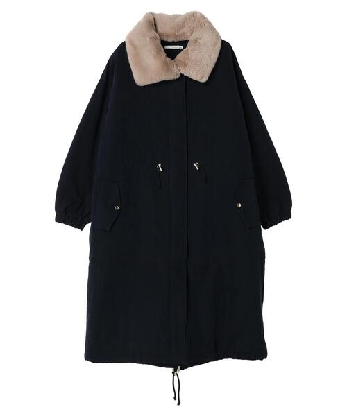 ELENCARE DUE（エレンカーレデュエ）の「・ELENCARE　DUE　中綿モッズロングコート（その他アウター・レディース・カーキ/ネイビー/ベージュ・FREE）」の7枚目の写真