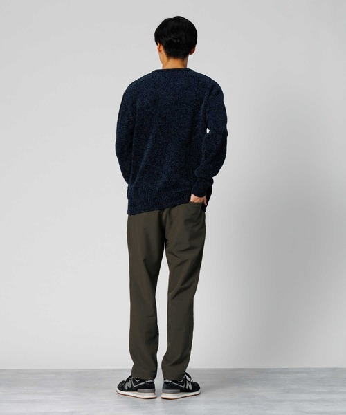 Right-on(ライトオン)の「編み替えモールクルーネックニット(ニット/セーター・メンズ・オフホワイト/ネイビー・XL/M/L)」の8枚目の写真