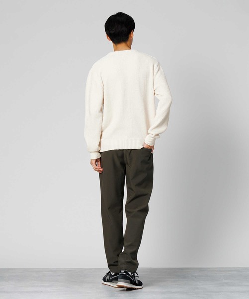 Right-on(ライトオン)の「編み替えモールクルーネックニット(ニット/セーター・メンズ・オフホワイト/ネイビー・XL/M/L)」の5枚目の写真