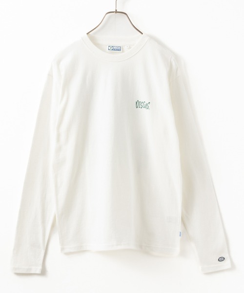 DISCUS(ディスカス)の「DISCUS ディスカス プリント長袖Tシャツ ロンT(Tシャツ/カットソー・レディース・グリーン系その他/チャコールグレー/ブラック/ホワイト/アッシュグレー/パープル・L/M)」の15枚目の写真