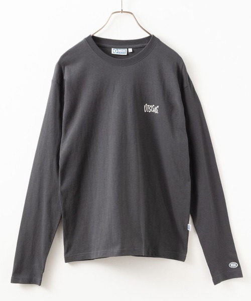 DISCUS(ディスカス)の「DISCUS ディスカス プリント長袖Tシャツ ロンT(Tシャツ/カットソー・レディース・グリーン系その他/チャコールグレー/ブラック/ホワイト/アッシュグレー/パープル・L/M)」の12枚目の写真