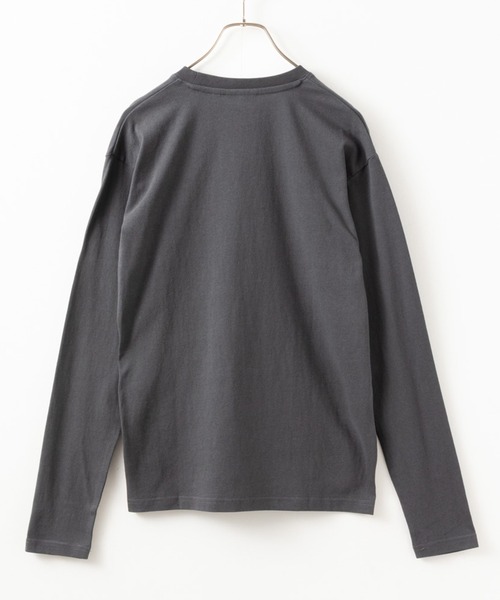 DISCUS(ディスカス)の「DISCUS ディスカス プリント長袖Tシャツ ロンT(Tシャツ/カットソー・レディース・グリーン系その他/チャコールグレー/ブラック/ホワイト/アッシュグレー/パープル・L/M)」の10枚目の写真