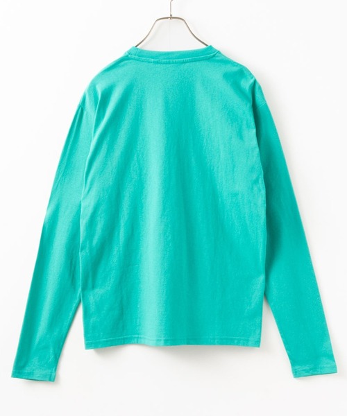 DISCUS(ディスカス)の「DISCUS ディスカス プリント長袖Tシャツ ロンT(Tシャツ/カットソー・レディース・グリーン系その他/チャコールグレー/ブラック/ホワイト/アッシュグレー/パープル・L/M)」の9枚目の写真