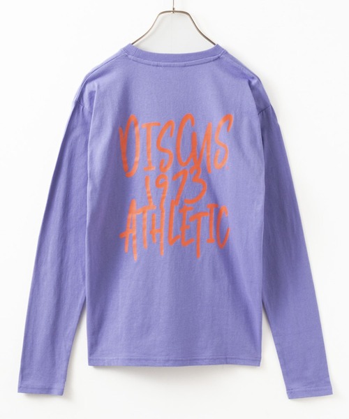 DISCUS(ディスカス)の「DISCUS ディスカス プリント長袖Tシャツ ロンT(Tシャツ/カットソー・レディース・グリーン系その他/チャコールグレー/ブラック/ホワイト/アッシュグレー/パープル・L/M)」の18枚目の写真