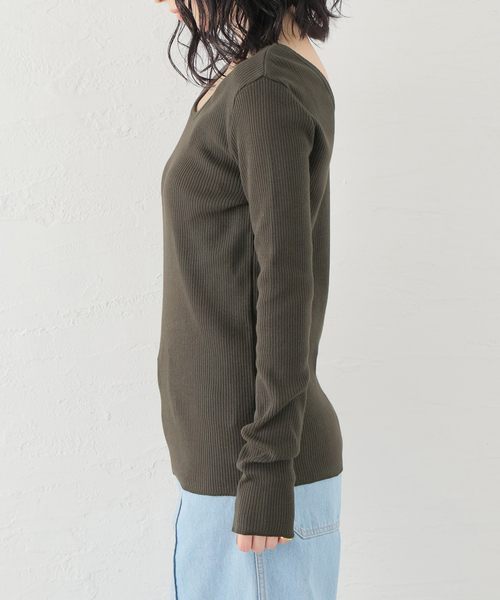 journal standard L'essage(ジャーナルスタンダードレサージュ)の「《追加》カミーノテレコプルオーバー(Tシャツ/カットソー・レディース・グレー/ホワイト系その他/ブラック系その他・FREE)」の15枚目の写真