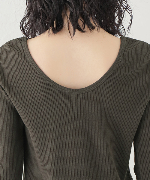 journal standard L'essage(ジャーナルスタンダードレサージュ)の「《追加》カミーノテレコプルオーバー(Tシャツ/カットソー・レディース・グレー/ホワイト系その他/ブラック系その他・FREE)」の18枚目の写真