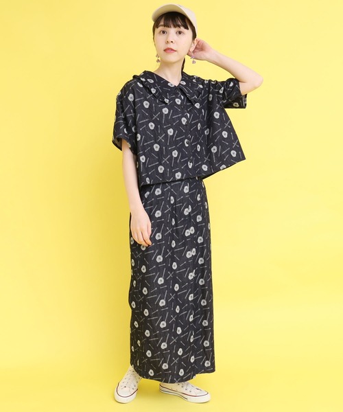 didizizi（ディディジジ）の「●目玉焼きデニムJQBL（シャツ/ブラウス・レディース・ネイビー/ブラック・FREE）」の19枚目の写真