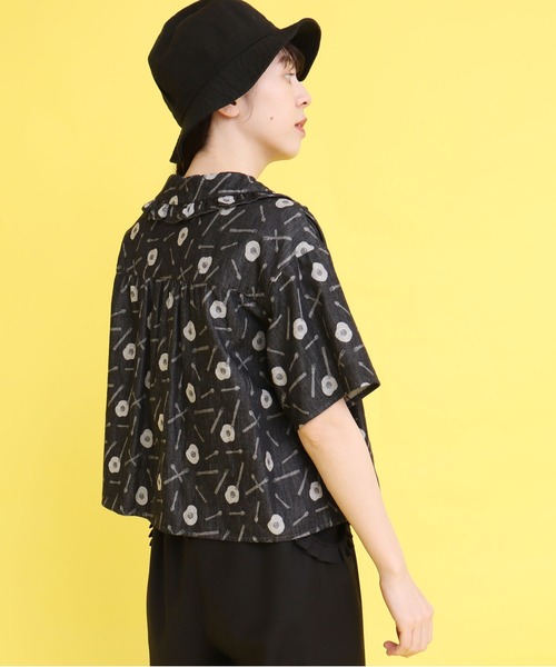 didizizi（ディディジジ）の「●目玉焼きデニムJQBL（シャツ/ブラウス・レディース・ネイビー/ブラック・FREE）」の20枚目の写真