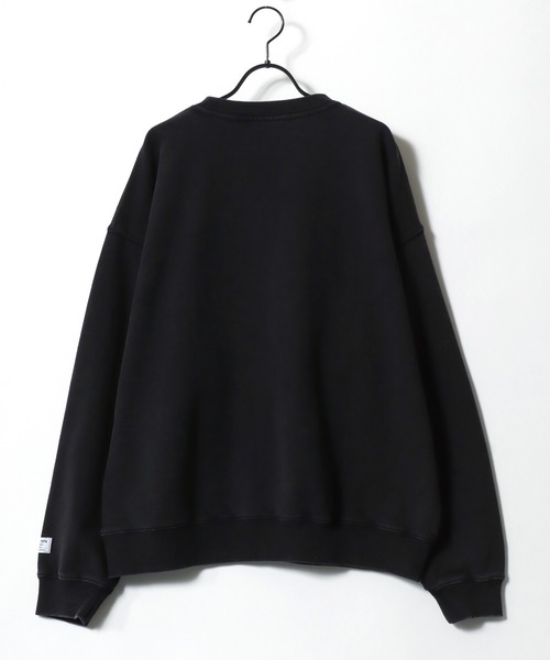 VISION STREET WEAR（ヴィジョンストリートウェア）の「VISION STREET WEAR/ヴィジョンストリートウェア オーバーサイズ ヴィンテージ加工 フロント バックプリント スウェット トレーナー/長袖 トップス プルオーバー/レディース メンズ（スウェット・メンズ・ブラック/ブラック系その他・LL/M/L）」の4枚目の写真