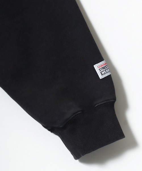 VISION STREET WEAR（ヴィジョンストリートウェア）の「VISION STREET WEAR/ヴィジョンストリートウェア オーバーサイズ ヴィンテージ加工 フロント バックプリント スウェット トレーナー/長袖 トップス プルオーバー/レディース メンズ（スウェット・メンズ・ブラック/ブラック系その他・LL/M/L）」の8枚目の写真