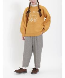 Samansa Mos2 | アニマルモチーフジャカードニット(ニット/セーター)