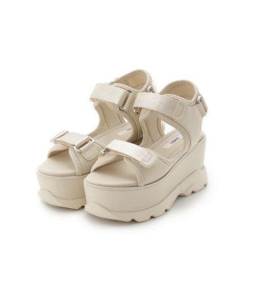 SNIDEL(スナイデル)の「スニーカーソールサンダル(サンダル・レディース・その他/アイボリー/ブラック・MEDIUM/LARGE/SMALL)」の2枚目の写真