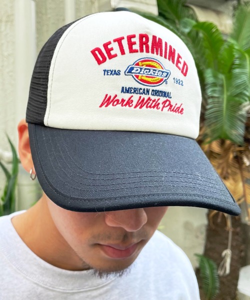 Dickies（ディッキーズ）の「DICKIES EX DETRMINED MESHCAP（キャップ・メンズ・カモフラージュ/ライトブラウン/ブラック・FREE）」の2枚目の写真