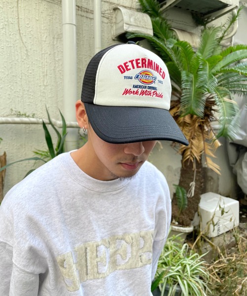 Dickies（ディッキーズ）の「DICKIES EX DETRMINED MESHCAP（キャップ・メンズ・カモフラージュ/ライトブラウン/ブラック・FREE）」の11枚目の写真