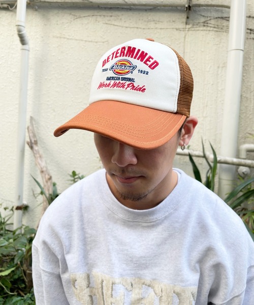 Dickies（ディッキーズ）の「DICKIES EX DETRMINED MESHCAP（キャップ・メンズ・カモフラージュ/ライトブラウン/ブラック・FREE）」の5枚目の写真