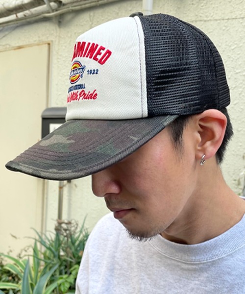 Dickies（ディッキーズ）の「DICKIES EX DETRMINED MESHCAP（キャップ・メンズ・カモフラージュ/ライトブラウン/ブラック・FREE）」の9枚目の写真