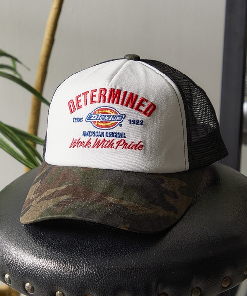 Dickies（ディッキーズ）の「DICKIES EX DETRMINED MESHCAP（キャップ・メンズ・カモフラージュ/ライトブラウン/ブラック・FREE）」の15枚目の写真