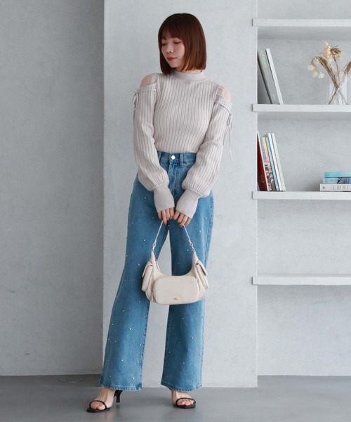 archives(アルシーヴ)の「ビジューデニム(デニムパンツ・レディース・グレー/ブルー/サックスブルー・SMALL/MEDIUM)」の18枚目の写真