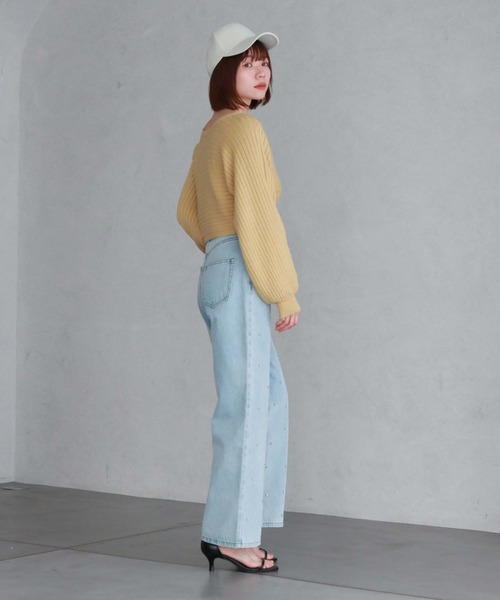 archives(アルシーヴ)の「ビジューデニム(デニムパンツ・レディース・グレー/ブルー/サックスブルー・SMALL/MEDIUM)」の11枚目の写真